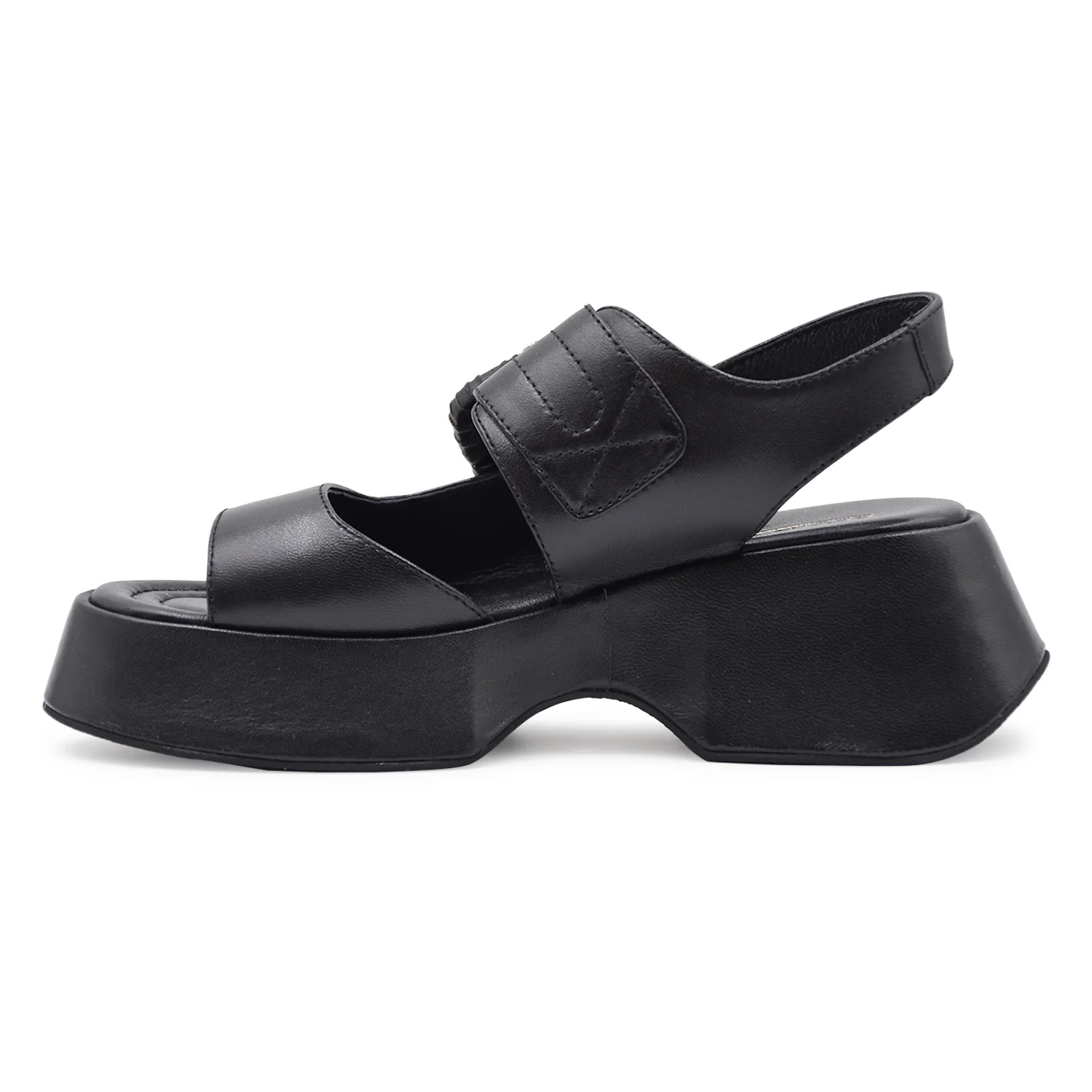 Sandali Elvio Zanon Donna EB1206X Nero Soletta "Memory Foam" - Image 3