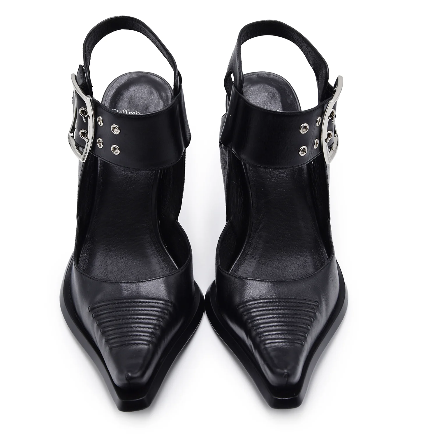 Chanel Jeffrey Campbell Donna DIRECTED Nero Con Punta Goffrata - Image 3