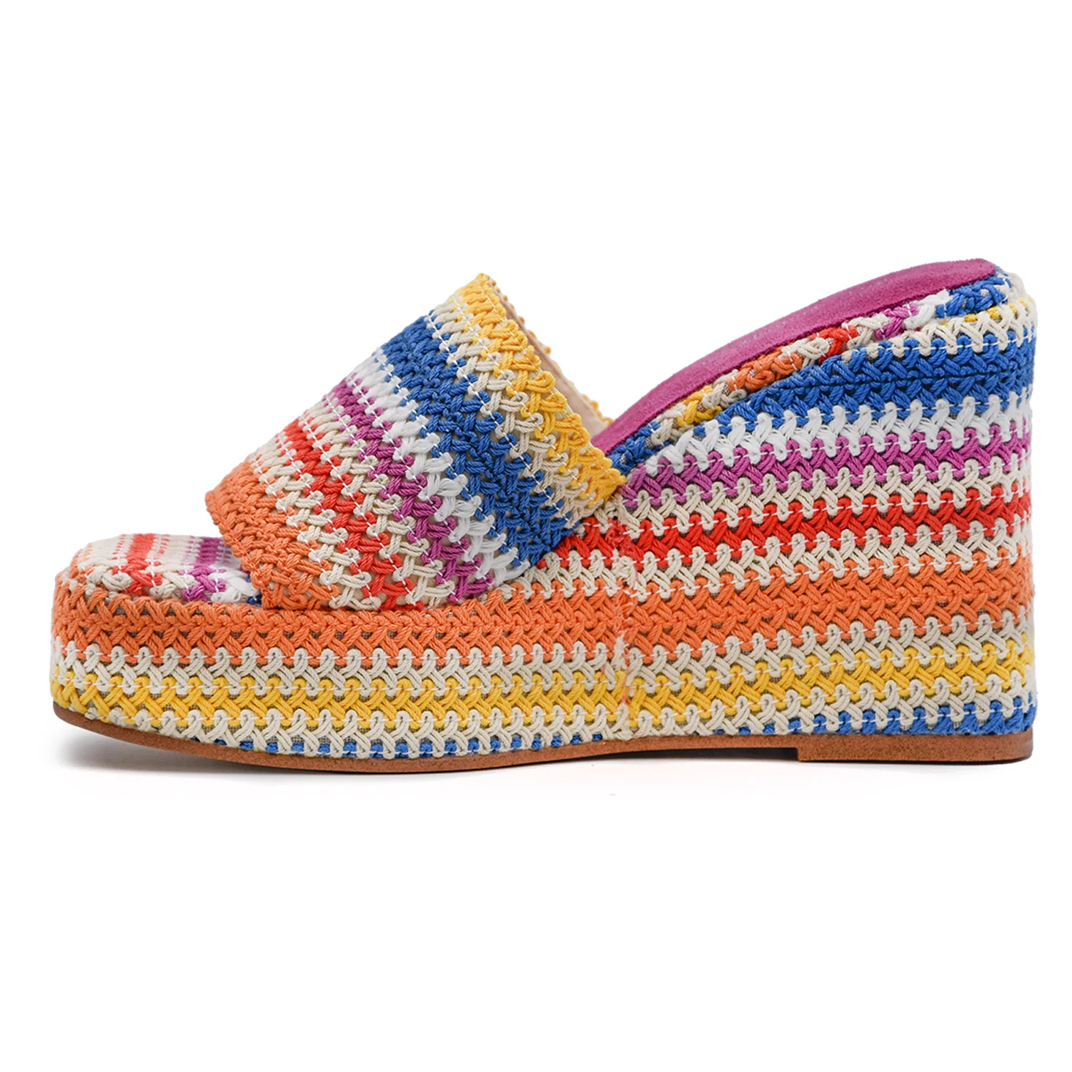 Jeffrey Campbell Donna Sandali La Plage Multicolore Open-Toe - Image 3
