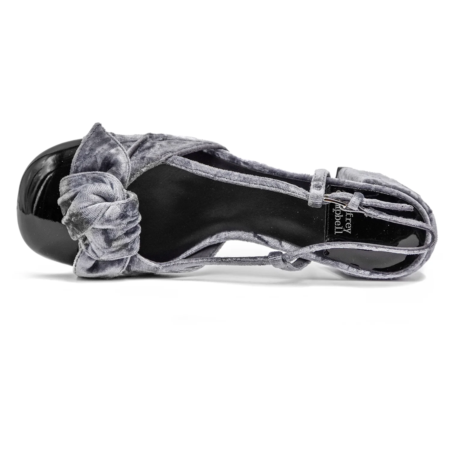 Jeffrey Campbell Baby-Doll Velluto Grigio Donna Chanel Innovativo - Image 5
