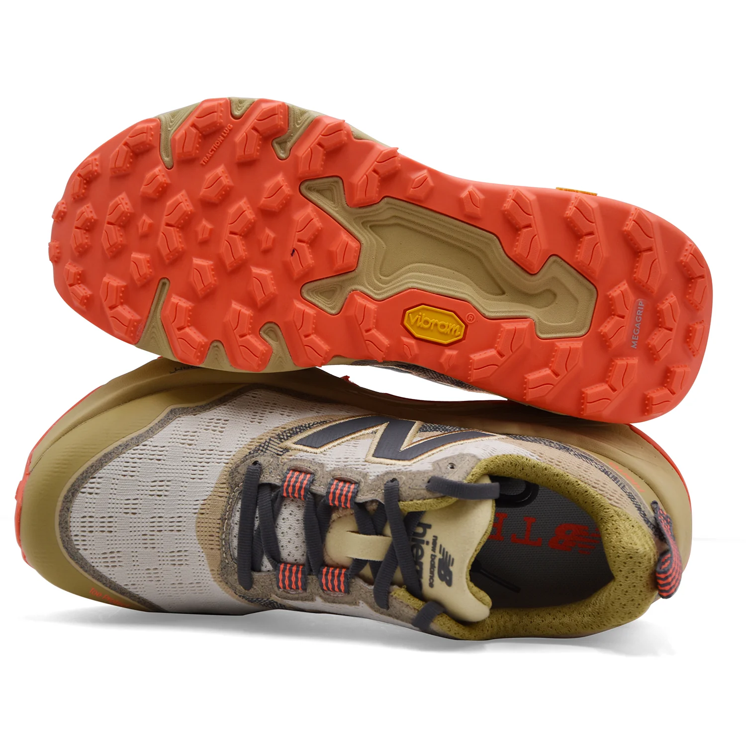 Sneakers New Balance Uomo Fresh Foam X Hierro v9 Tessuto Beige - Image 4