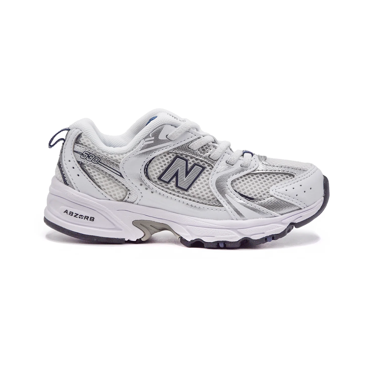 Sneakers New Balance 530SB Bianco A Cordino Elastico Bambino