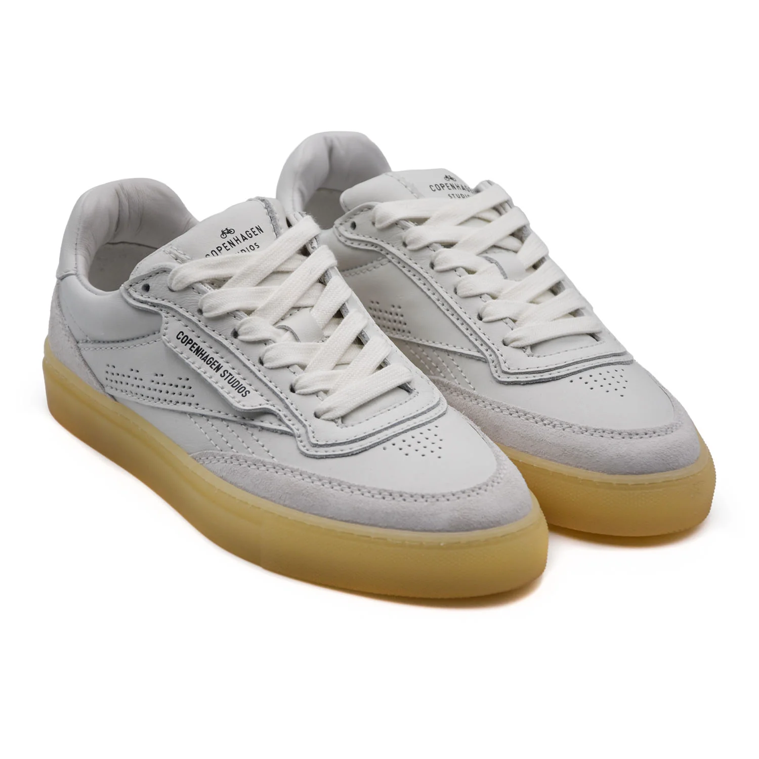 Sneakers Copenhagen Donna CPH90 Pelle Bianco Dallo Stile Rètro - Image 2
