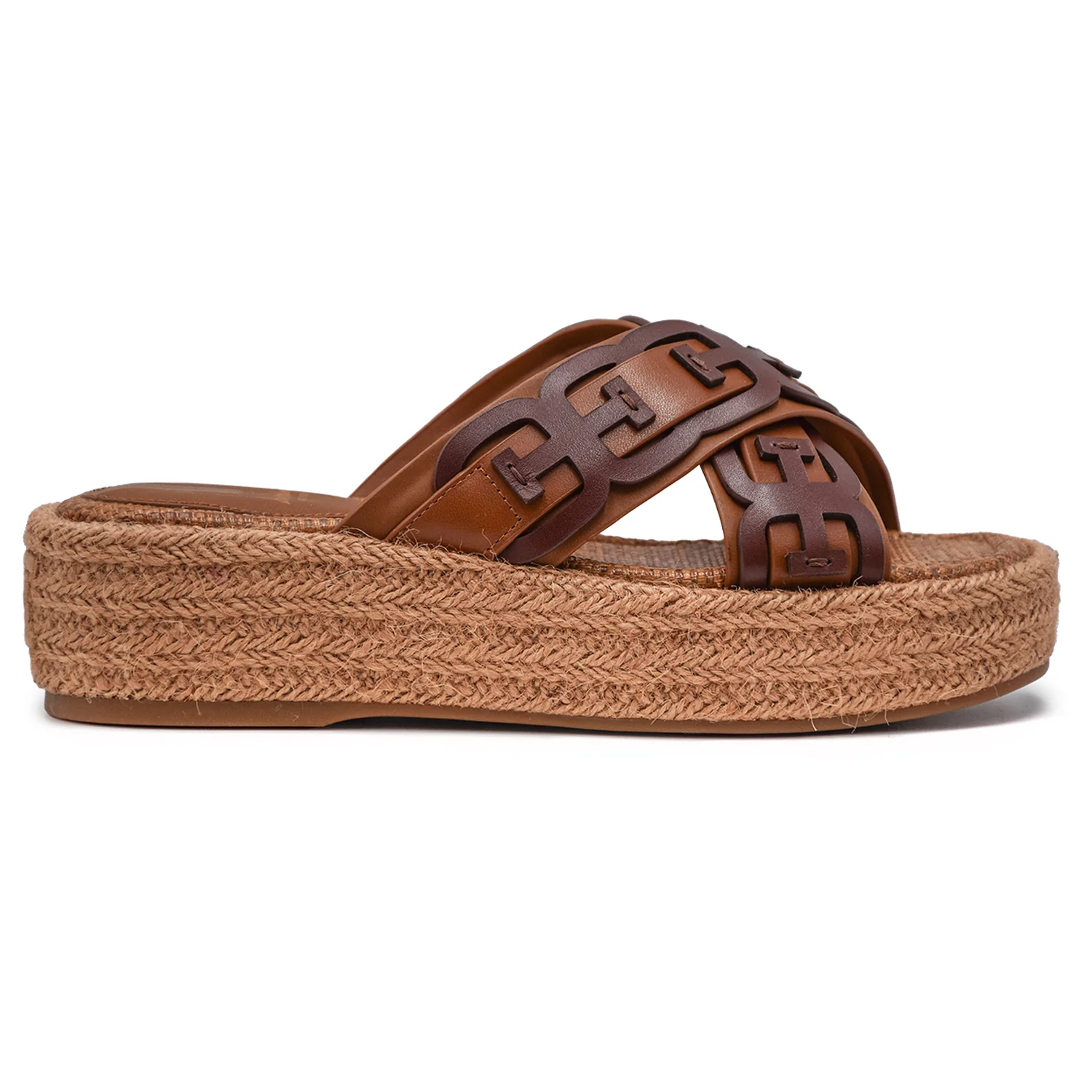Sam Edelman Sandali Cognac Pria Donna Con Suola Doublee In Corda