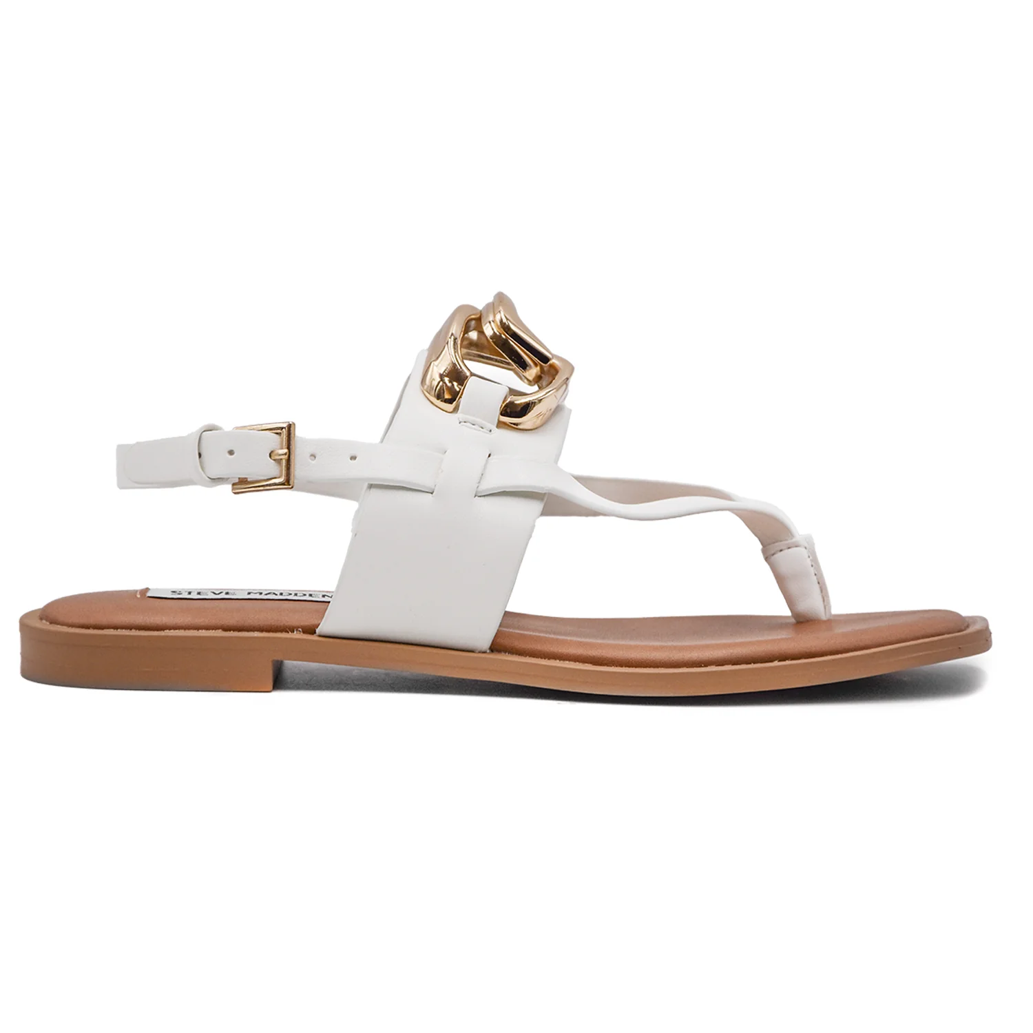 Sandali Steve Madden Bianco Genie Con Catene Decorative Donna