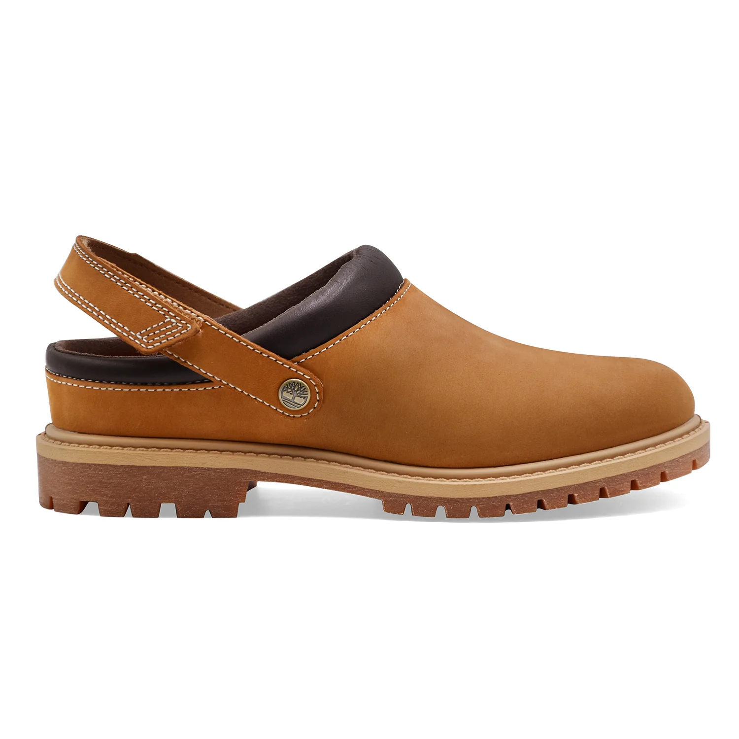 Sabot Timberland Donna Premium Clog In Nubuck Wheat Resistente - Image 3