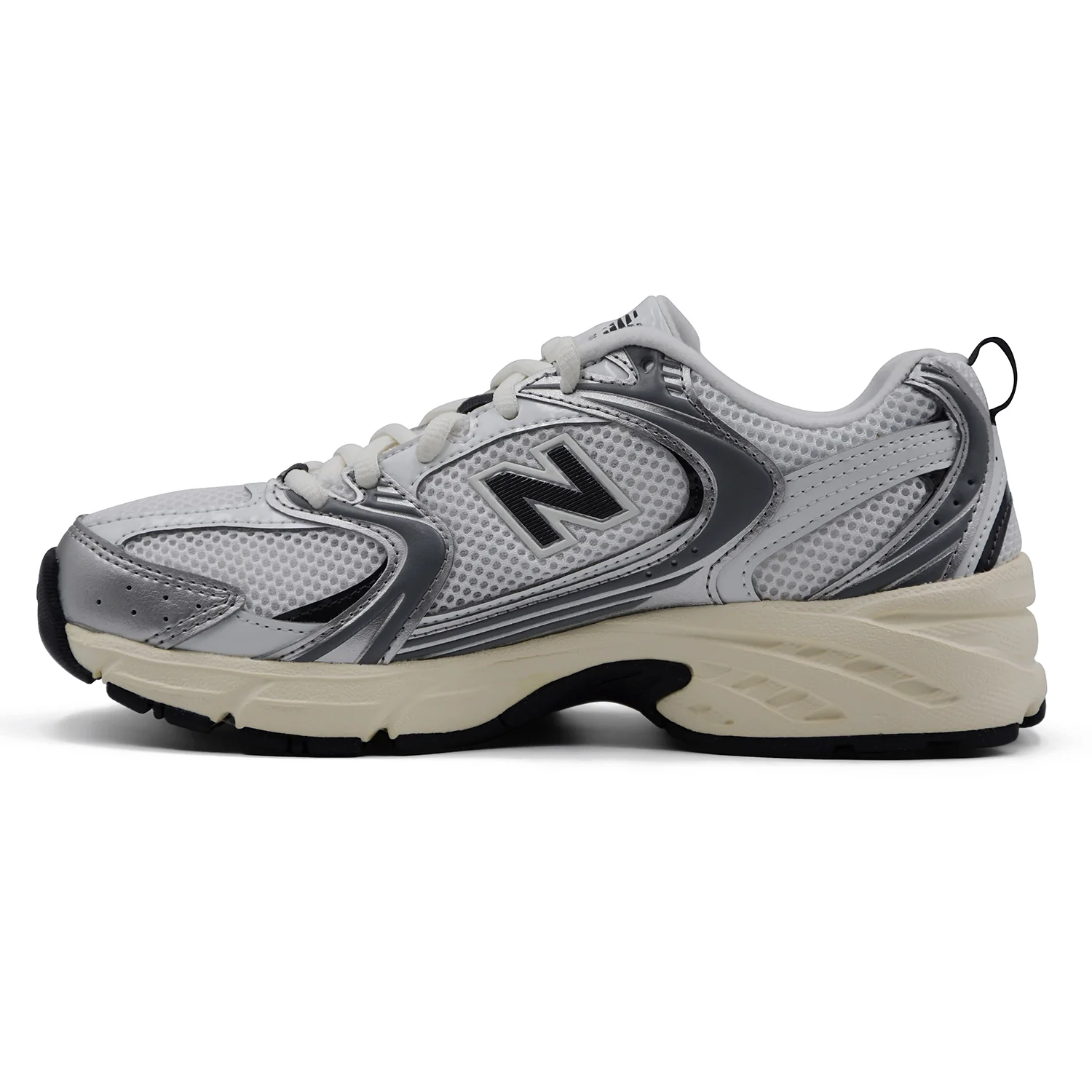 Sneakers New Balance 530 Donna Silver Metallic Black Iconica - Image 4