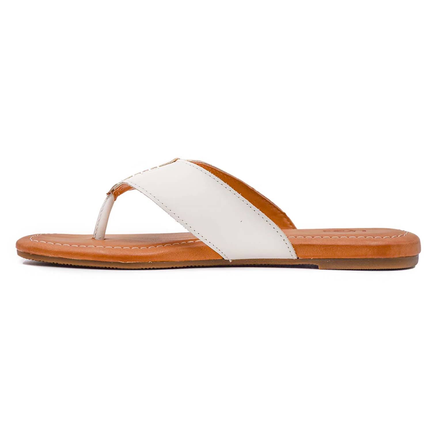 Ugg Carey Flip Donna Sandali Bianco Suola In Schiuma Ammortizzata - Image 3