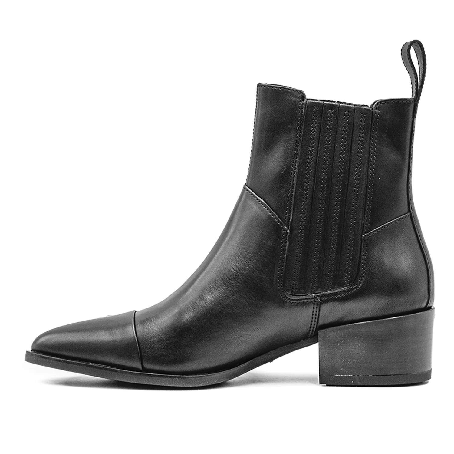 Stivaletti Donna Vagabond Nero Marja Dal Classico Stile Western - Image 2