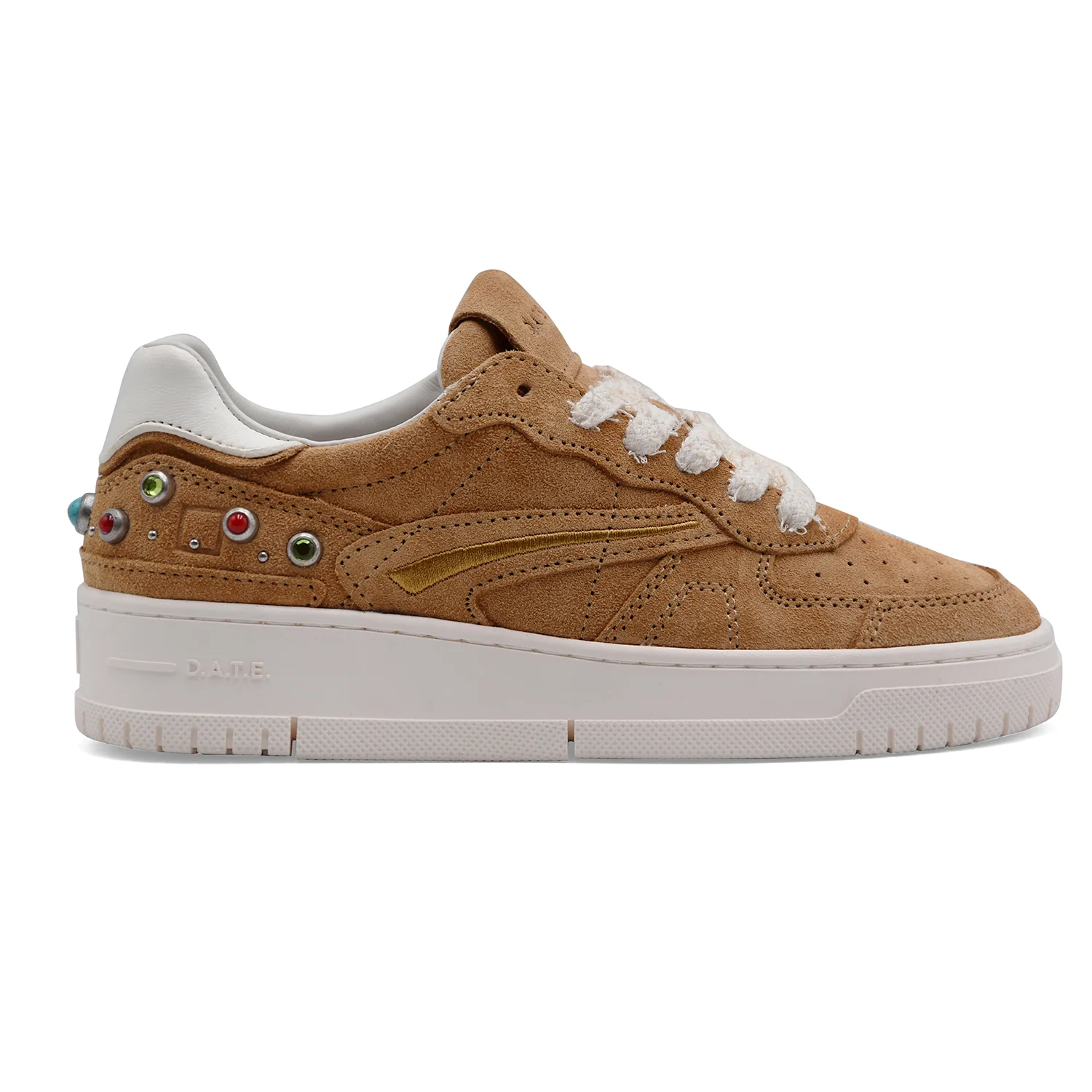 Sneakers D.A.T.E. Donna TORENO PURE STUDS CUOIO Pelle Scamosciata