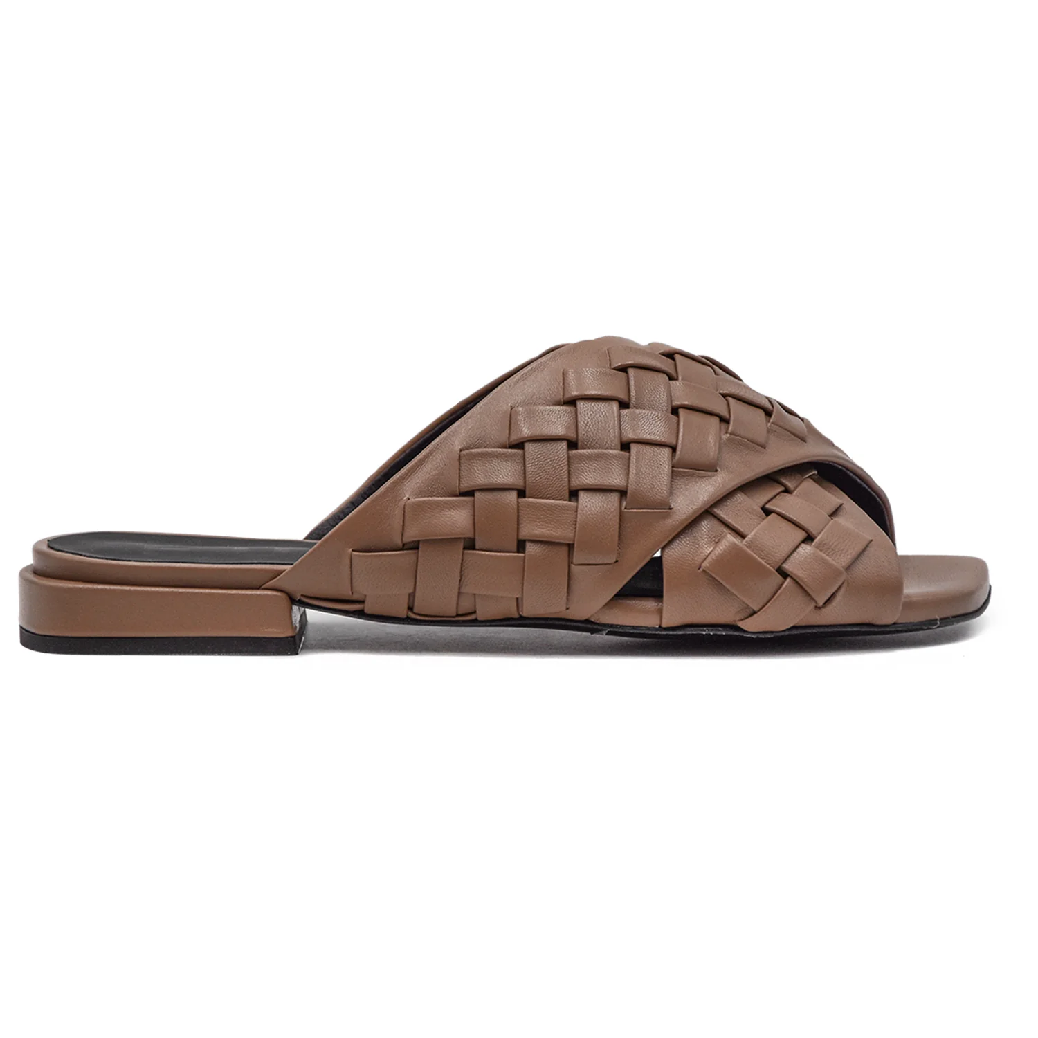 Sandali Furla Donna Taupe Gerla Cross Mule Comodo Ed Elegante